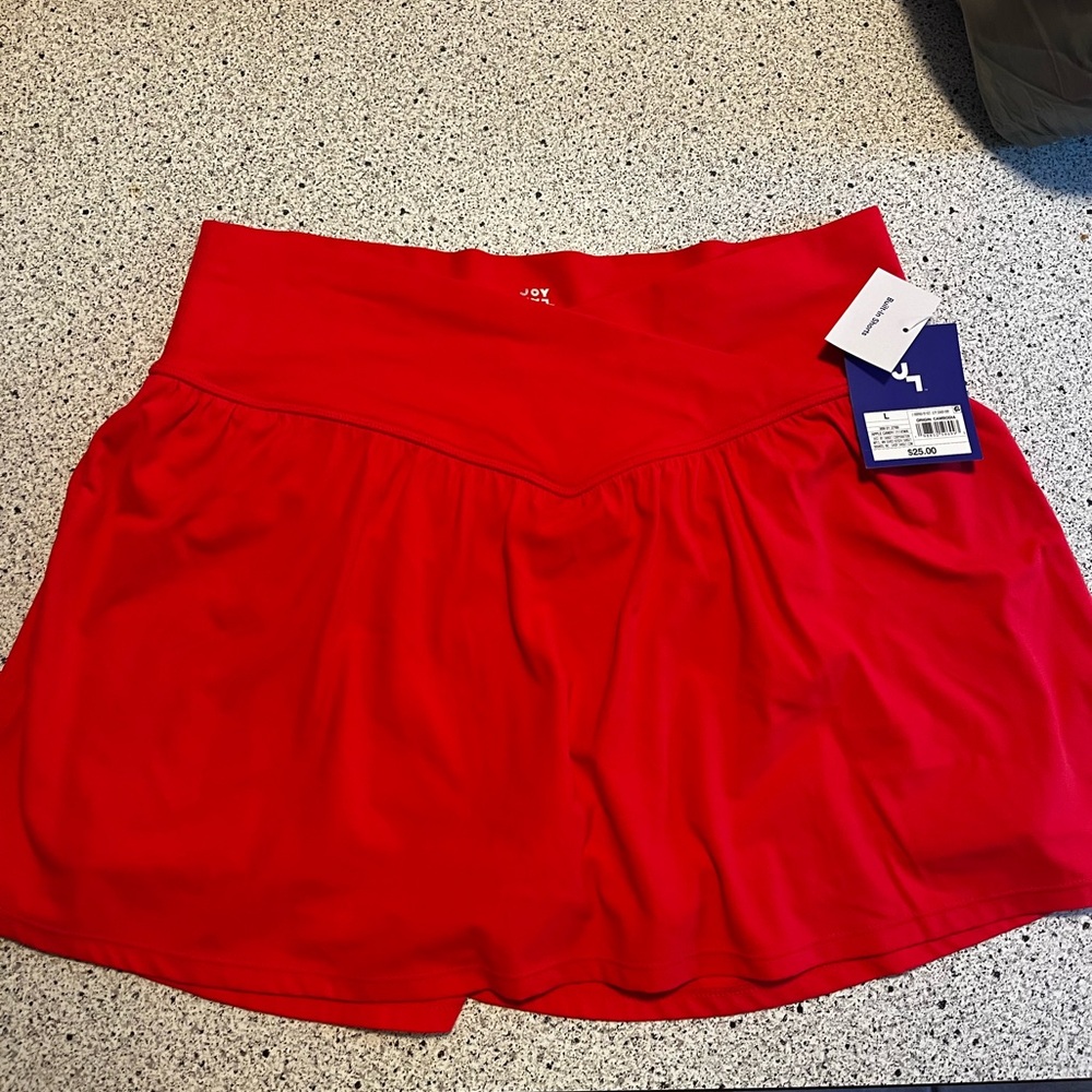 JoyLab Red Athletic Skirt